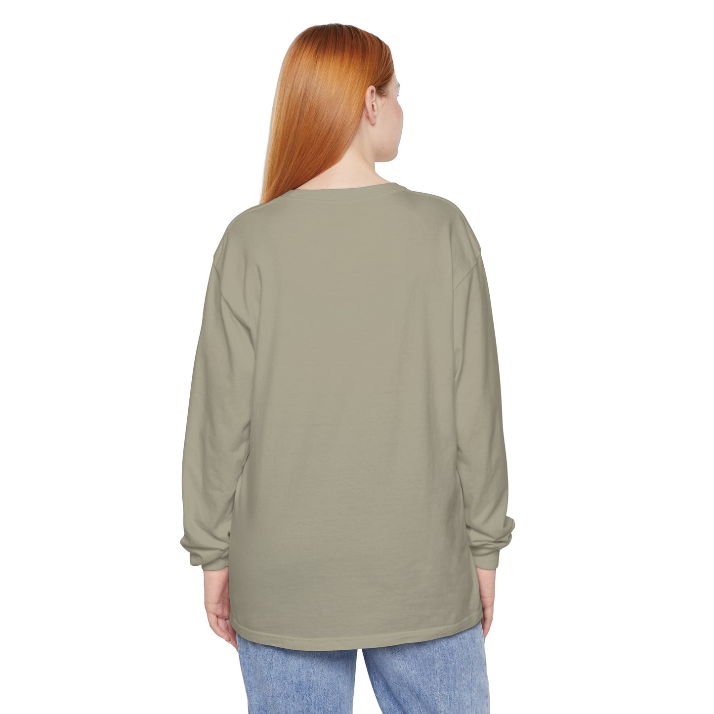 Unisex Garment-dyed Long Sleeve T-Shirt | stairs