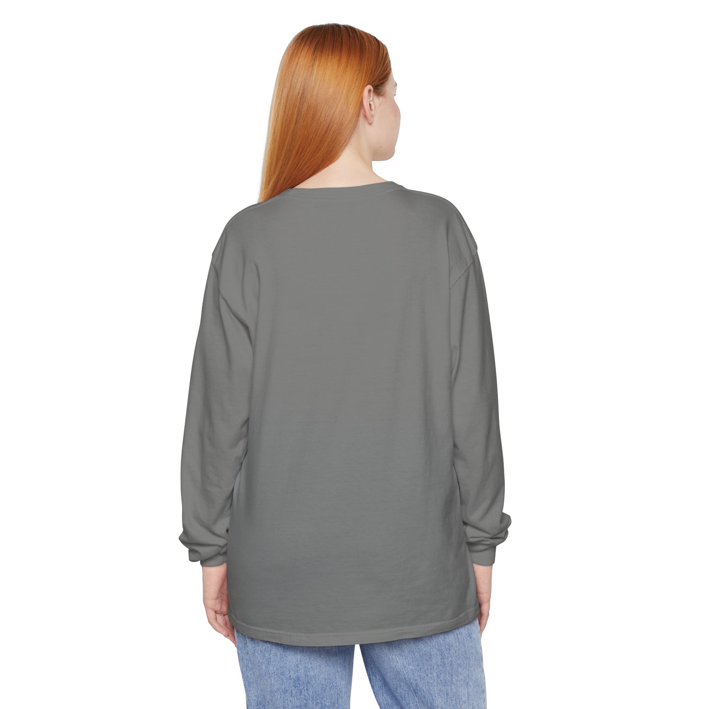 Unisex Garment-dyed Long Sleeve T-Shirt | stairs