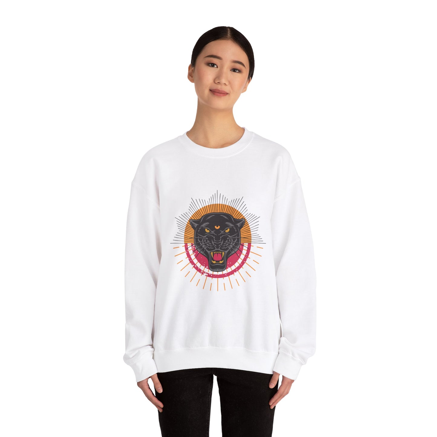 Unisex Heavy Blend™ Crewneck Sweatshirt | TIGER EYE