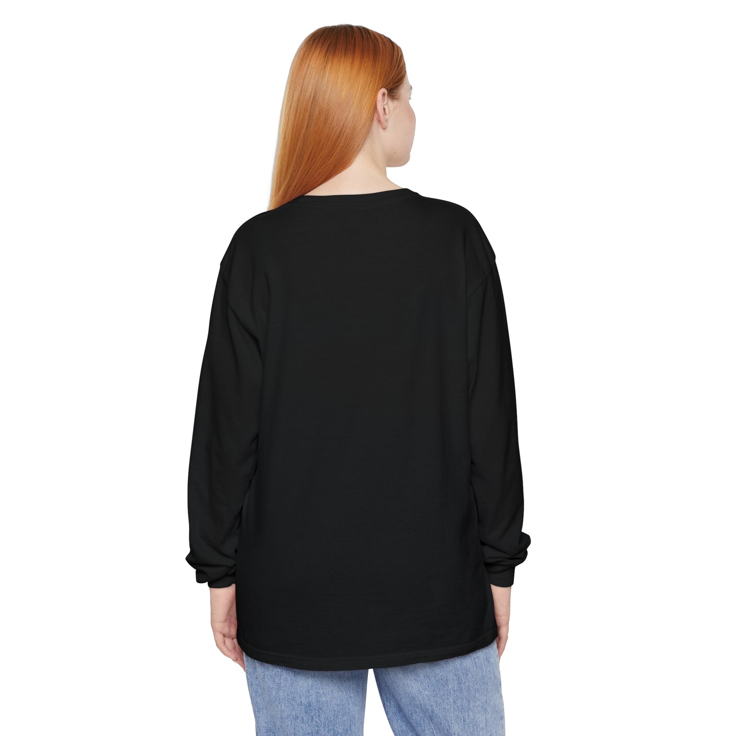 Unisex Garment-dyed Long Sleeve T-Shirt | stairs