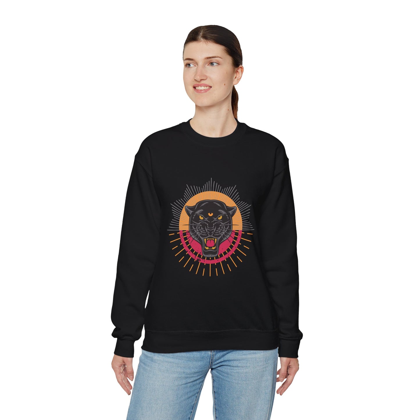 Unisex Heavy Blend™ Crewneck Sweatshirt | TIGER EYE