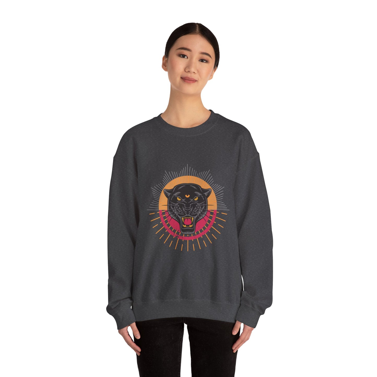 Unisex Heavy Blend™ Crewneck Sweatshirt | TIGER EYE