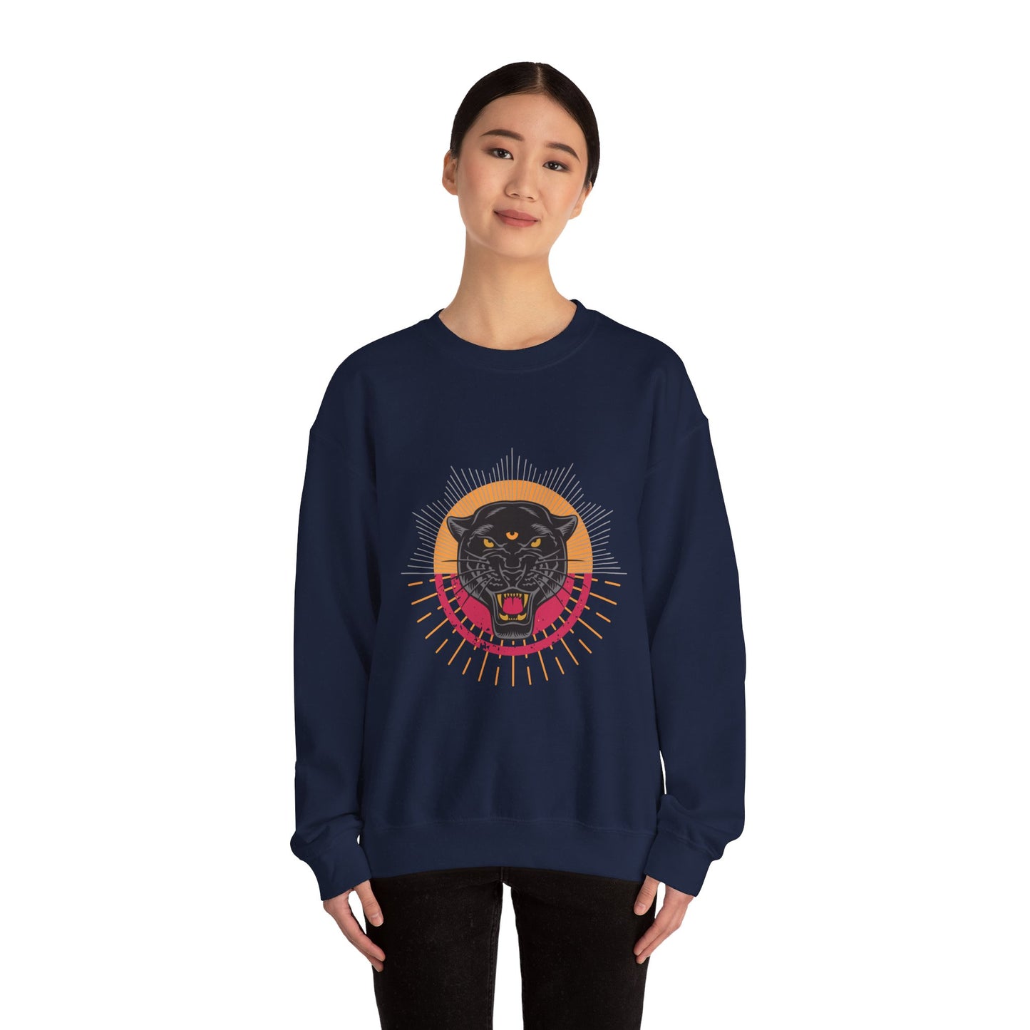 Unisex Heavy Blend™ Crewneck Sweatshirt | TIGER EYE