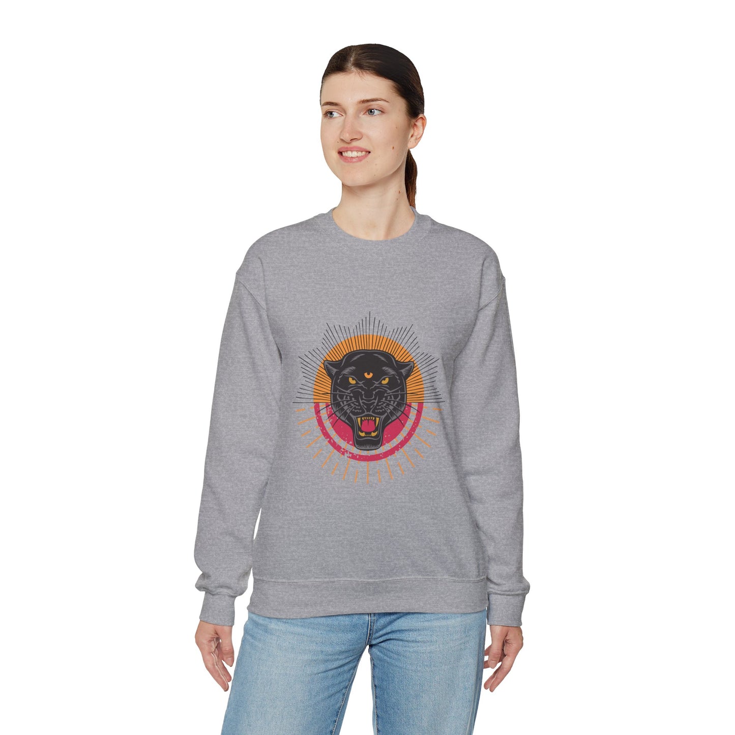 Unisex Heavy Blend™ Crewneck Sweatshirt | TIGER EYE