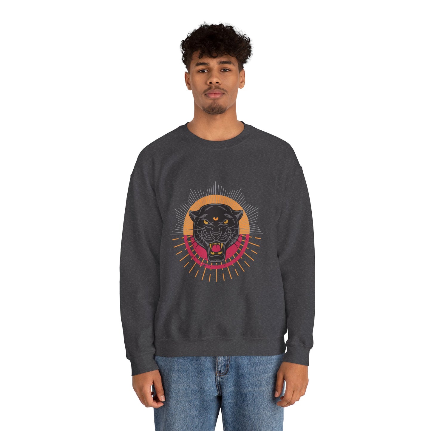 Unisex Heavy Blend™ Crewneck Sweatshirt | TIGER EYE