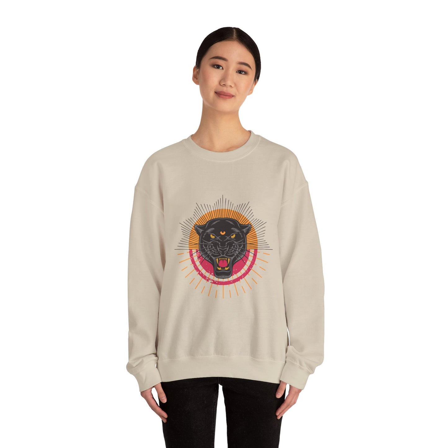 Unisex Heavy Blend™ Crewneck Sweatshirt | TIGER EYE