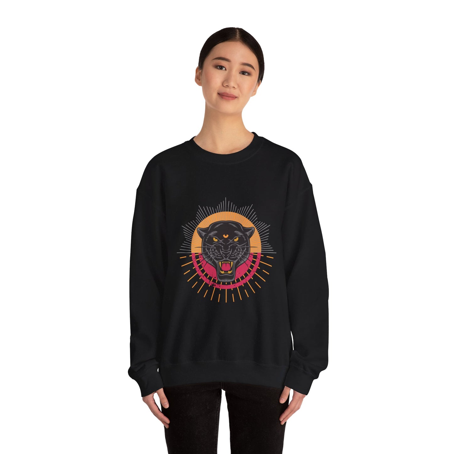 Unisex Heavy Blend™ Crewneck Sweatshirt | TIGER EYE