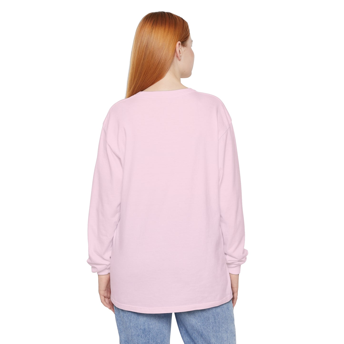 Unisex Garment-dyed Long Sleeve T-Shirt | stairs