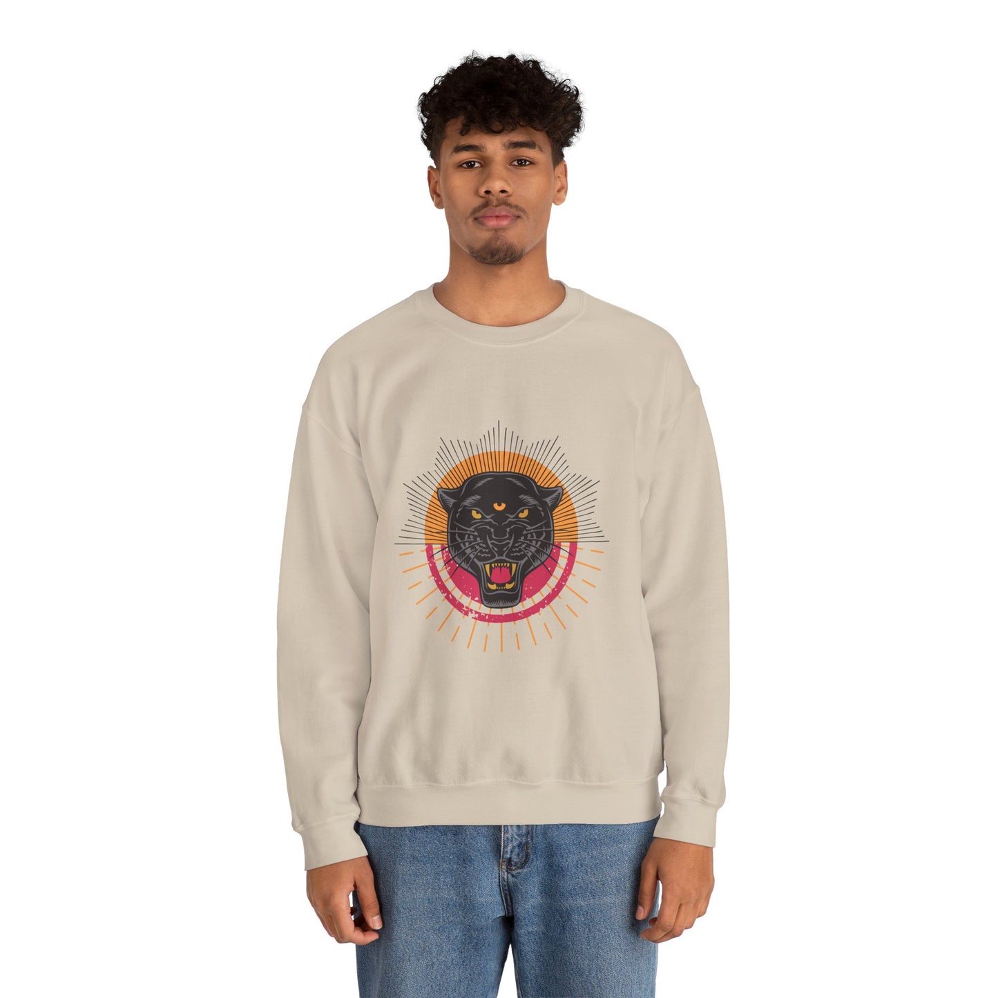 Unisex Heavy Blend™ Crewneck Sweatshirt | TIGER EYE