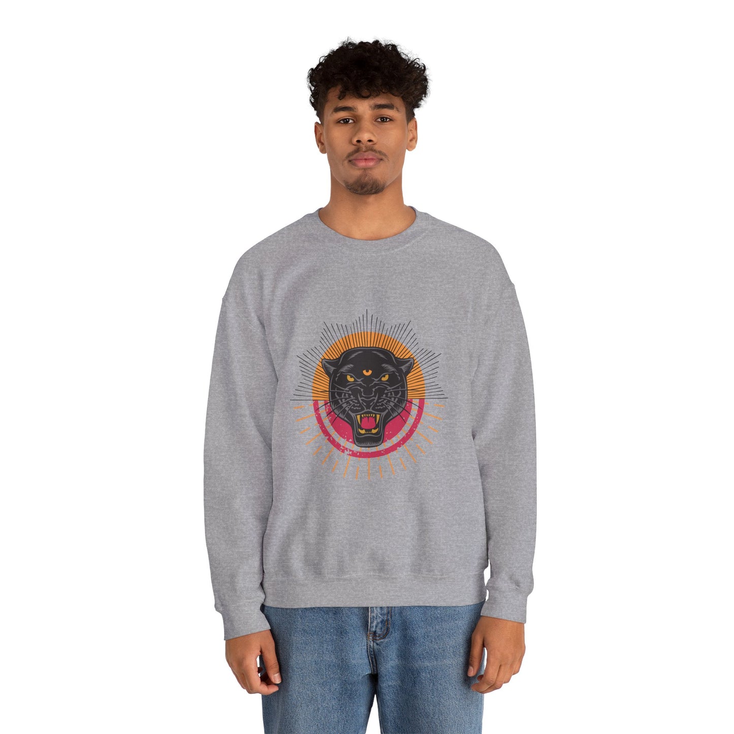 Unisex Heavy Blend™ Crewneck Sweatshirt | TIGER EYE