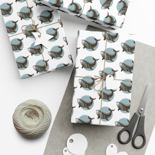 Gift Wrap Paper | Whale