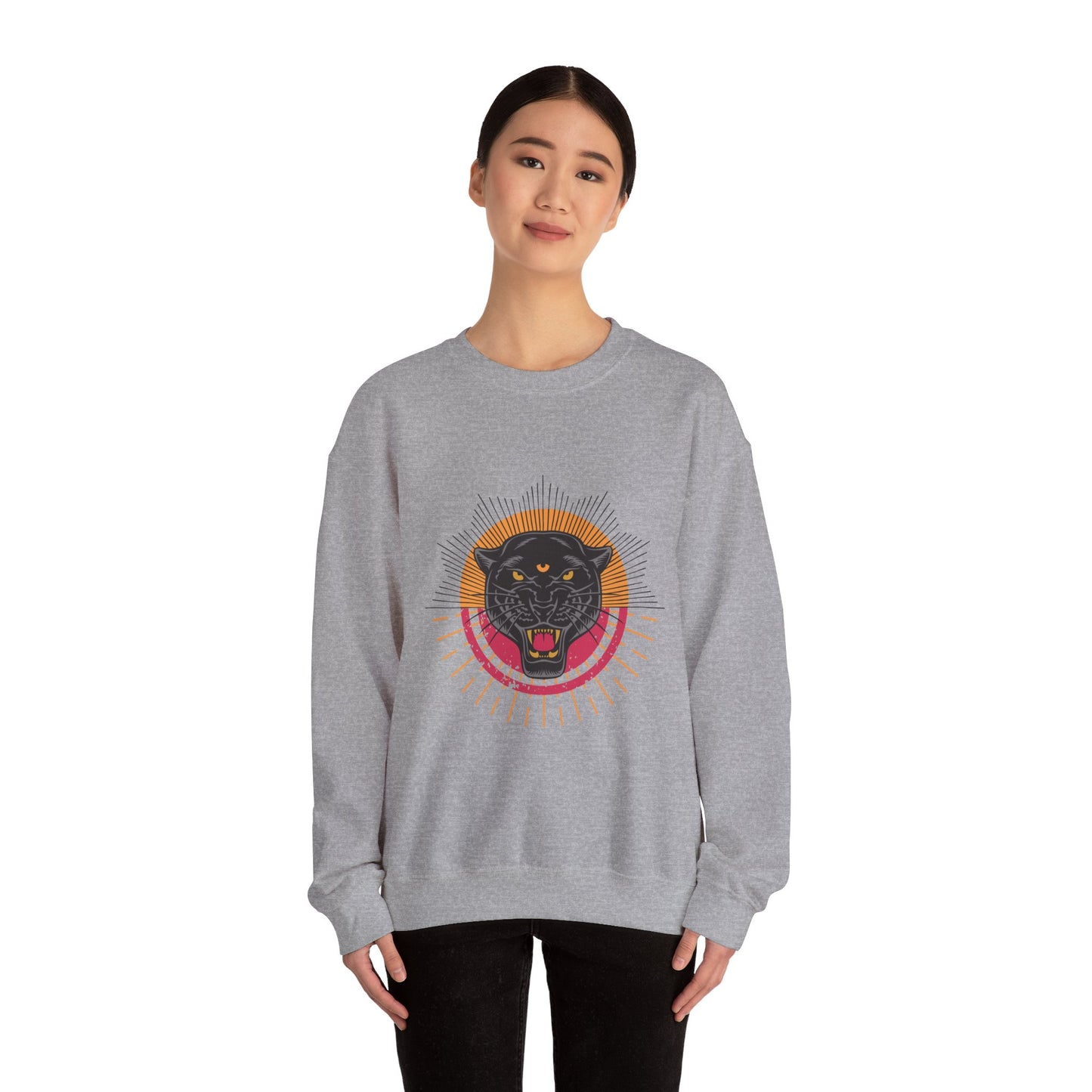 Unisex Heavy Blend™ Crewneck Sweatshirt | TIGER EYE