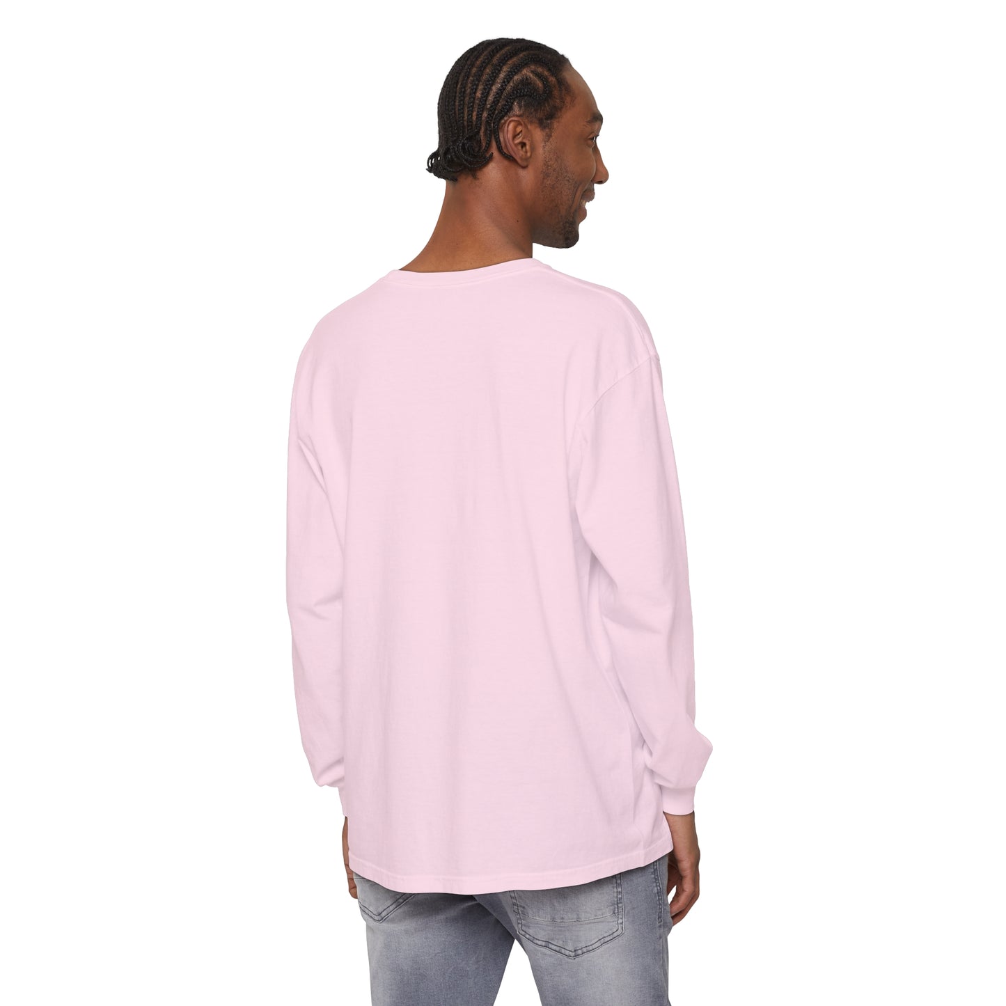 Unisex Garment-dyed Long Sleeve T-Shirt | stairs