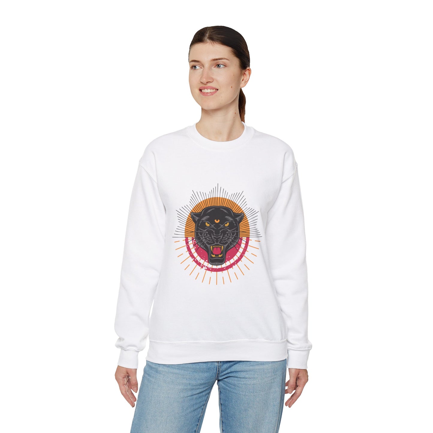 Unisex Heavy Blend™ Crewneck Sweatshirt | TIGER EYE