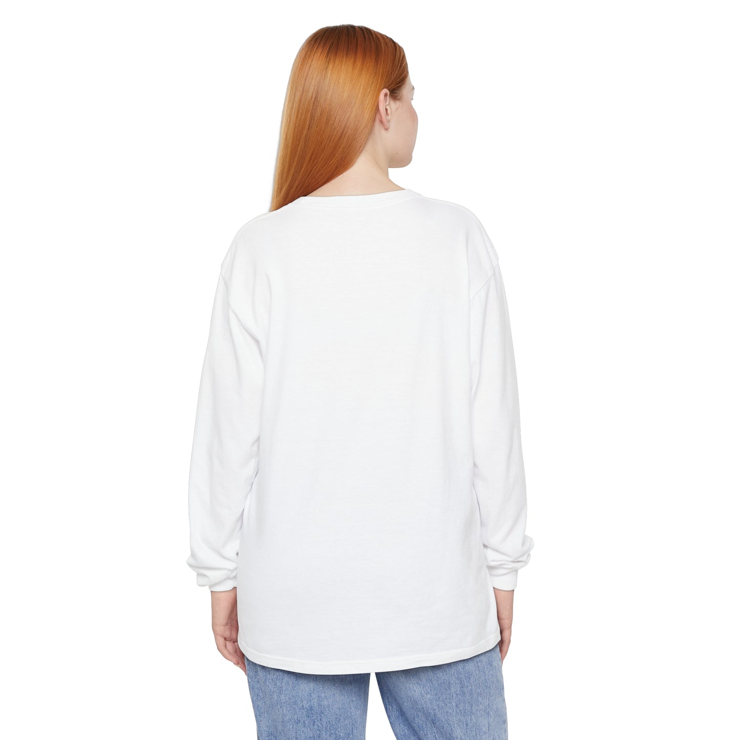 Unisex Garment-dyed Long Sleeve T-Shirt | stairs