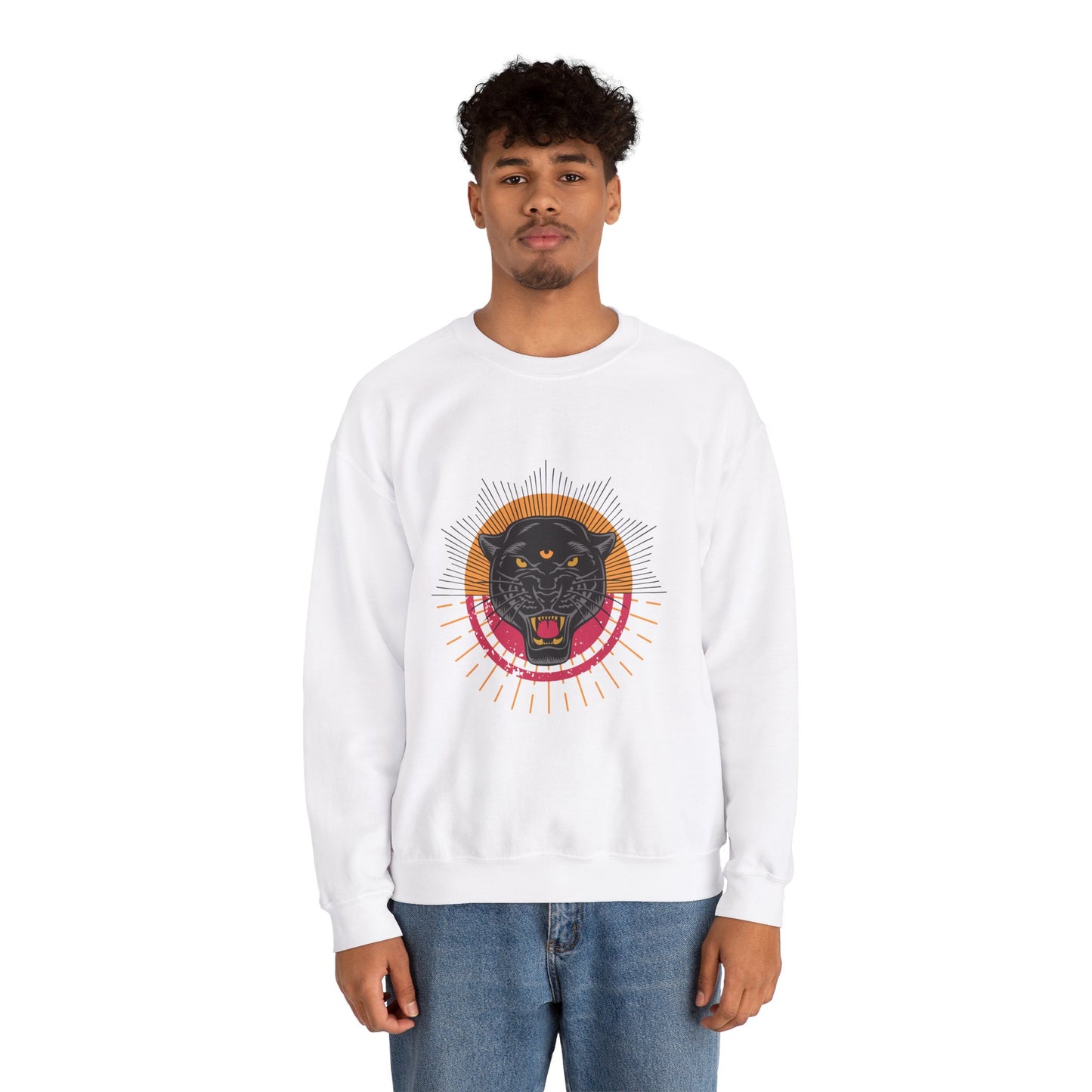 Unisex Heavy Blend™ Crewneck Sweatshirt | TIGER EYE